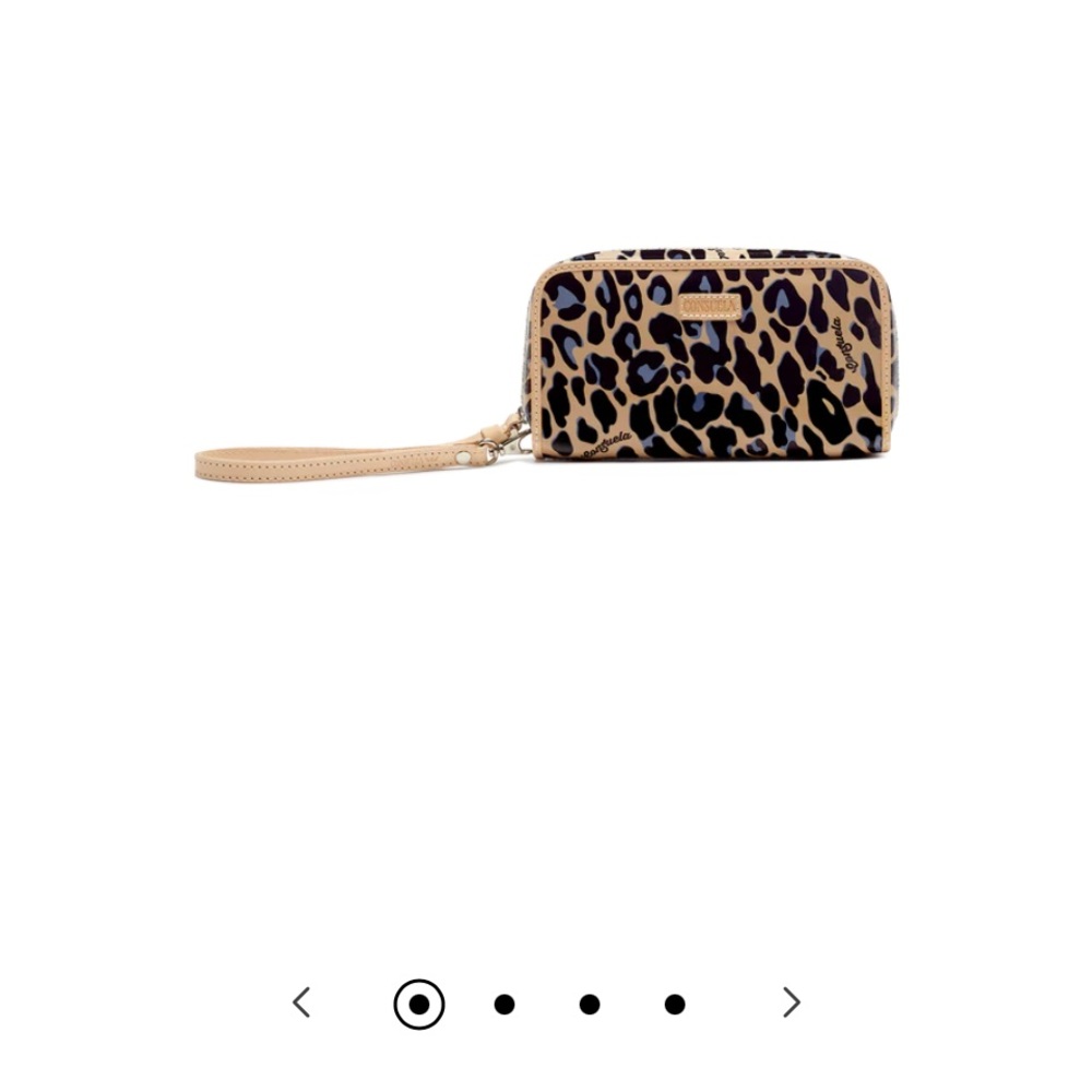 Consuela Blue Jag Wristlet Wallet